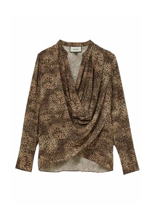 Reiss, LAURIE SHIRT - Bluse - brown print