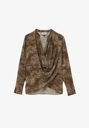 Reiss, LAURIE SHIRT - Bluse - brown print
