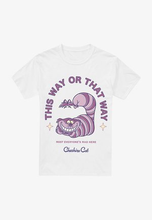 Disney, CHESHIRE CAT EVERYONES MAD - Print T-shirt - white