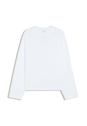 Bershka, LONG SLEEVE BOXY FIT - T-SHIRT - T-shirt à manches longues - white