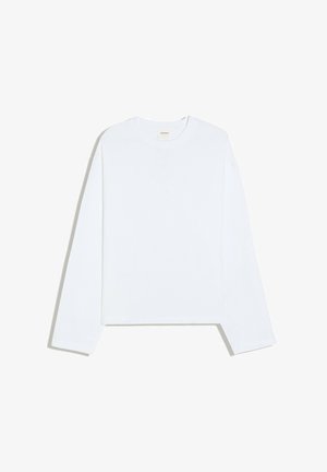 Bershka, LONG SLEEVE BOXY FIT - T-SHIRT - T-shirt à manches longues - white