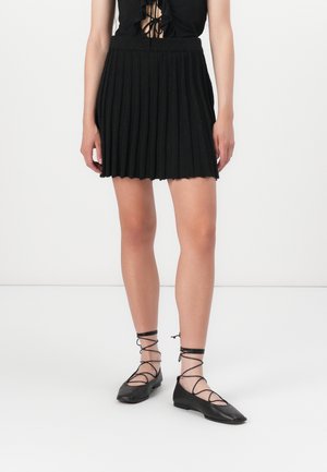 Vero Moda VMMARINA SKATER - Miniskjørt - black
