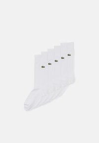 Lacoste - 5 PACK - Zeķes - white/white-white-white-white Miniatūras attēls 1