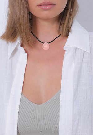EARTHY DROP CHOKER - Necklace - rosa