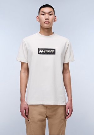 BOX - Print T-shirt - white whisper