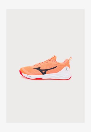 Mizuno, WAVE LUMINOUS PRO UNISEX - Volleyballschuh - desert flower/carbon/white