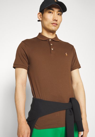 Polo Ralph Lauren CUSTOM SLIM FIT SOFT COTTON POLO SHIRT - Polo - american brown