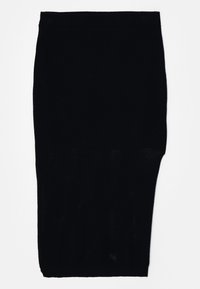 OVERLAY SKIRT - Bleistiftrock - blacklead
