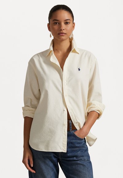 Polo Ralph Lauren RELAXED FIT COTTON OXFORD SHIRT - Gombos blúz - estate cream