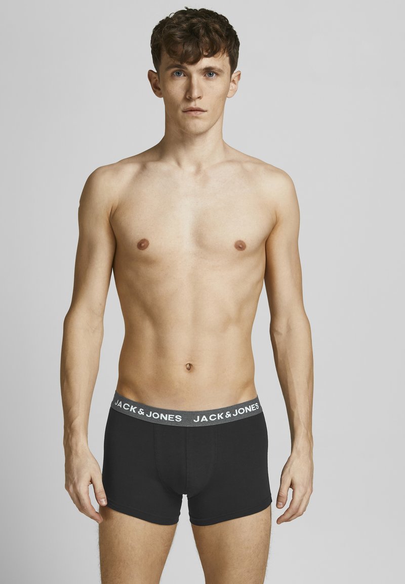 Jack & Jones JACHUEY TRUNKS 5 PACK - Boxer alsónadrág - dark grey melange