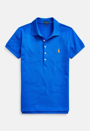 SLIM FIT STRETCH POLO SHIRT - Polokošeľa - new iris blue