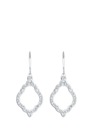 Elli DANGLES ORNAMENT SPARKLING - Oorbellen - silber