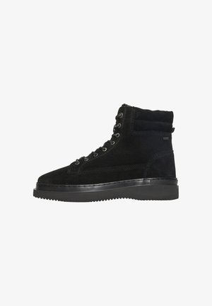 s.Oliver, STIEFEL - Lace-up ankle boots - schwarz