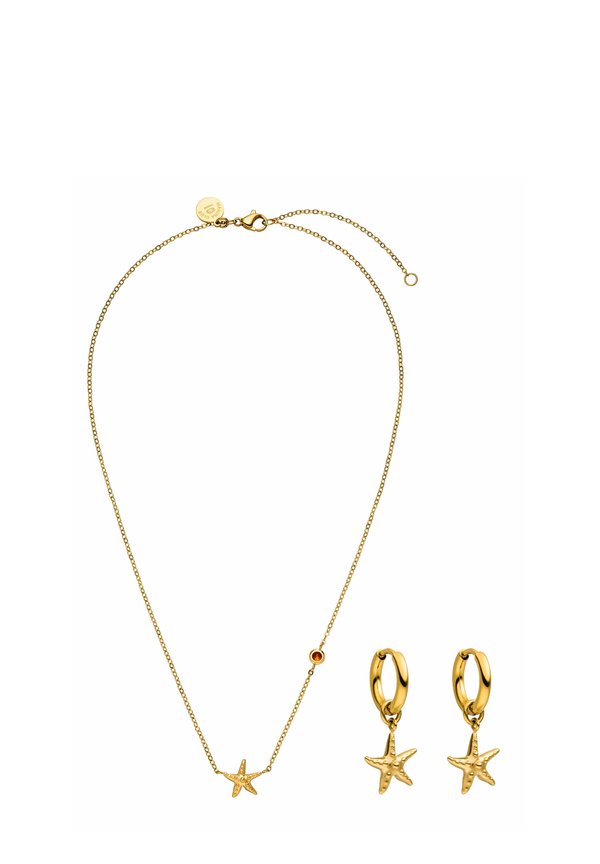 MAHINA CLUB BEACH STAR SET - Ohrringe - goldfarben