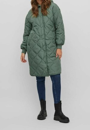 Wintermantel - mottled green