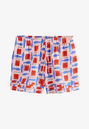 Next, REGULAR FIT - TIE WAIST SHORTS . - Shorts - red blue fish print