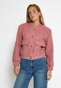 Bomber Jacket - ash rose melange
