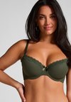 LOLA PD - Merevítős melltartó - green