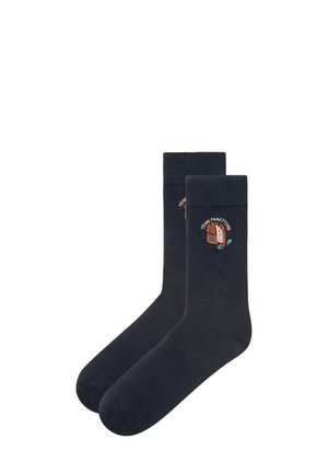 HELLO XMAS - Calze - dark blue with print