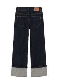 WE Fashion Tiesaus kirpimo džinsai - dark blue