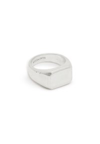 CHUNKY HEXAGON SIGNET  - Ringar - silver-coloured