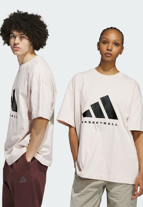 BASKETBALL - Print T-shirt - putty mauve