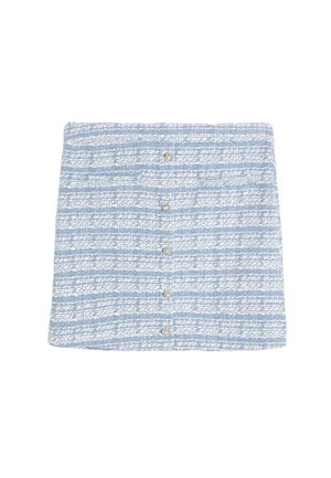 TWEED - Mini skirts  - blue
