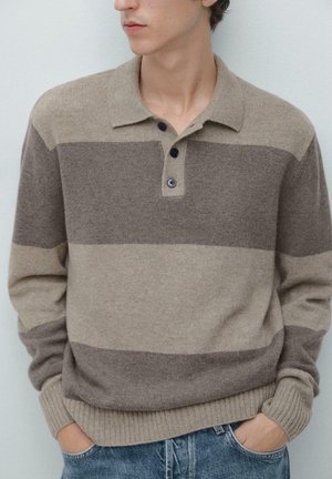 Polo - mottled brown