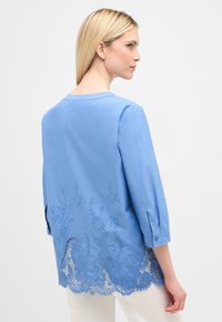 Eterna SCHLUPFBLUSE - LOOSE FIT - Camicetta - azurblau