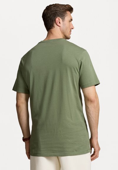 Polo Ralph Lauren Big & Tall EMBROIDERED LOGO JERSEY T-SHIRT - Apdrukāts T-krekls - cargo green