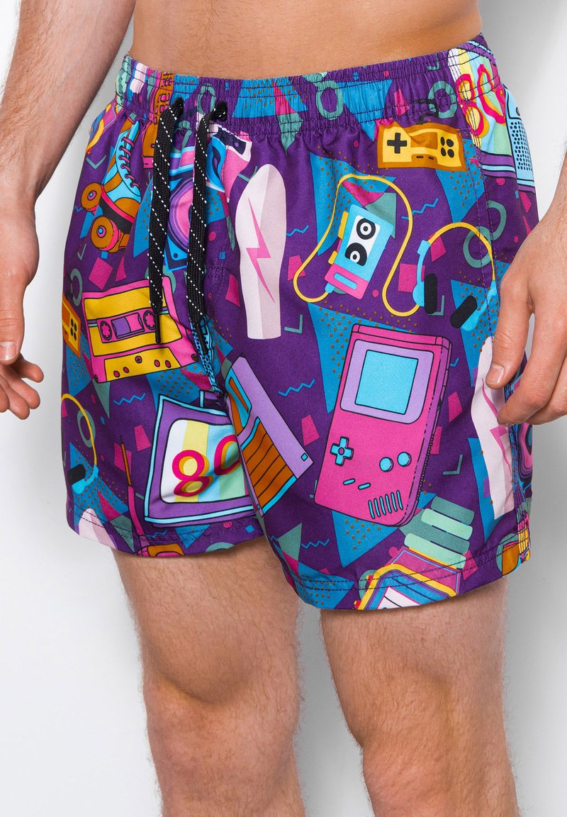 Ombre Plavecké šortky - pink