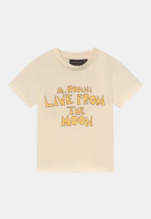 LIVE FROM THE MOON TEE UNISEX - Print T-shirt - white