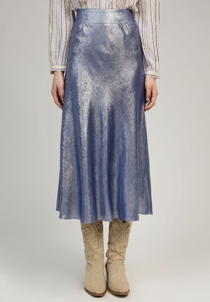 AN'GE JANYMA - Jupe trapèze - bleu