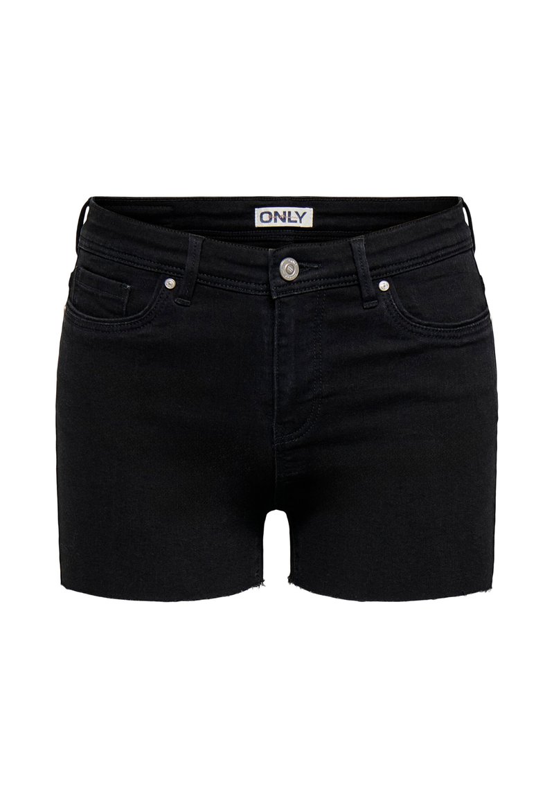 ONLY Lühikesed teksad - black denim/must teksa - Zalando.ee