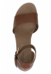 Caprice Sandali con plateau - cognac