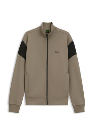 BOSS, Zip-up sweatshirt - light green five