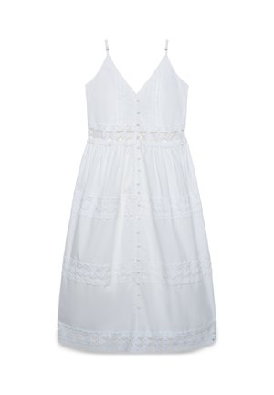 Calliope, ABITO TINTA UNITA - Abito a camicia - bianco ottico