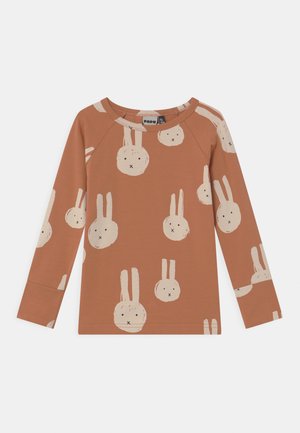 FOLD UNISEX - Top s dlouhým rukávem - light brown