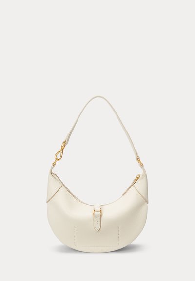 Polo Ralph Lauren POLO ID LEATHER MINI SHOULDER BAG - Borsa a mano - ivory