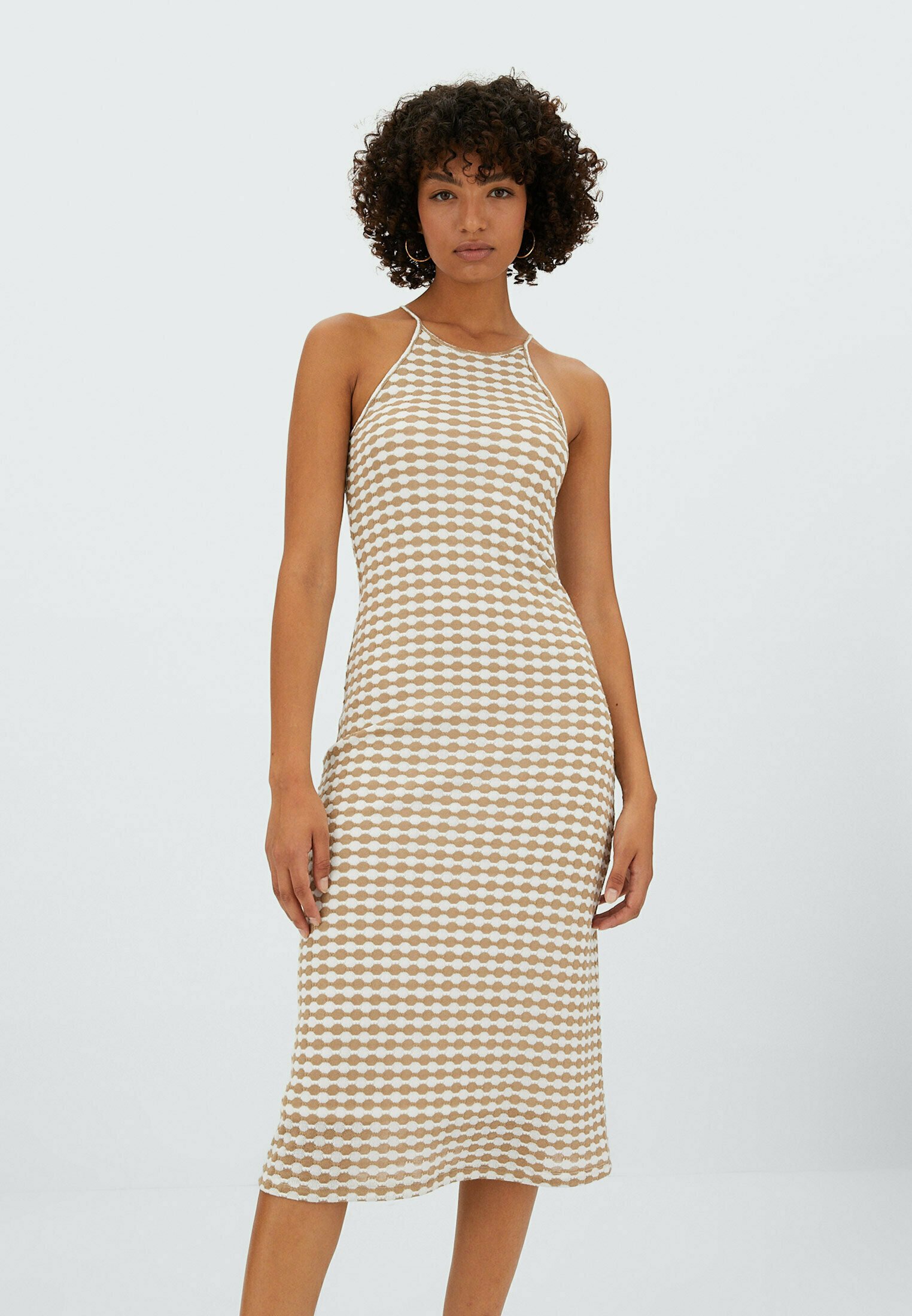 Stradivarius HÄKEL - Jumper dress - off 