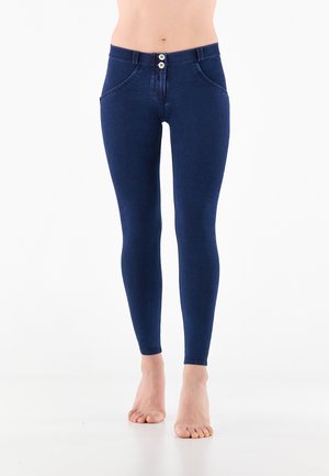 SUPER  - Jeggings - jeans scuro cuciture in tono