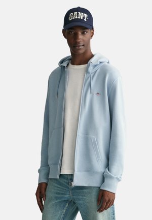 GANT SHIELD - Sweatjacke - dove blue