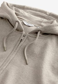 Next PREMIUM RICH - REGULAR FIT - Sweatjacke - ecru