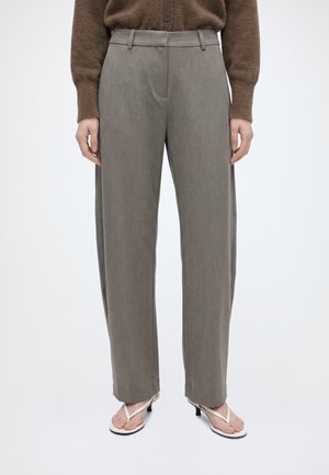 Weekday BARREL - Pantalon classique - dark mole