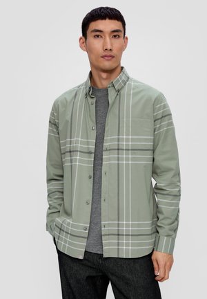 s.Oliver STRETCH - Shirt - salbeigrün