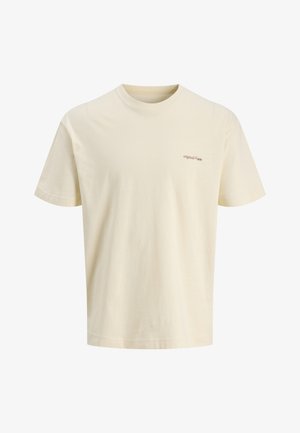 Jack & Jones, JORMONTAUK GRAPHIC TEE - T-Shirt print - antique white