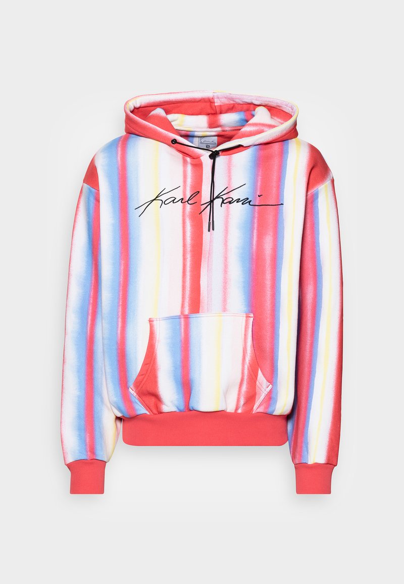 Karl Kani AUTOGRAPH TIE DYE HOODIE UNISEX - Sweatshirt - red - Zalando.ie