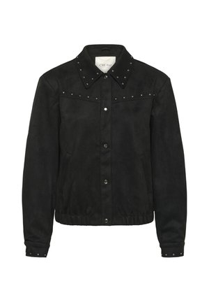 Cream, CRWINNY JACKET - Faux leather jacket - pitch black