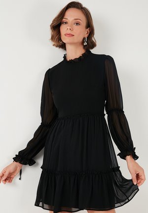 REGULAR FIT - Cocktail dress / Party dress - black