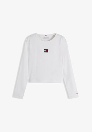 Tommy Hilfiger, HERITAGE FLAG - Μπλούζα με μακριά μανίκια - white